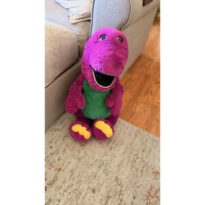 Giant 2.5 Ft Barney. Original 1993 Vintage Plush. HE IS THE SWEETEST!! ❤️